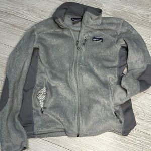 Patagonia polartec gray jacket. Medium